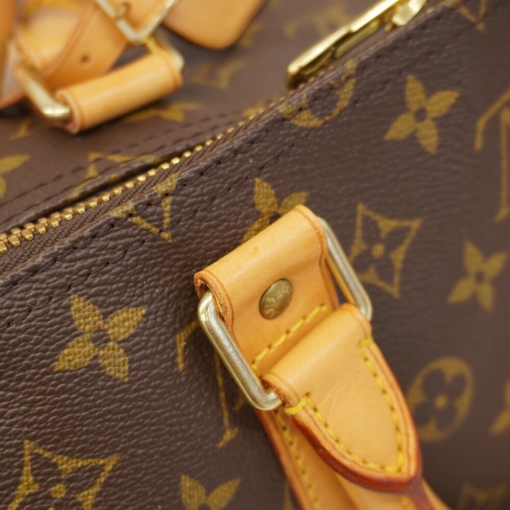 LOUIS VUITTON Brown Monogram Keepall 55 Boston Bag - Picture 7 of 11